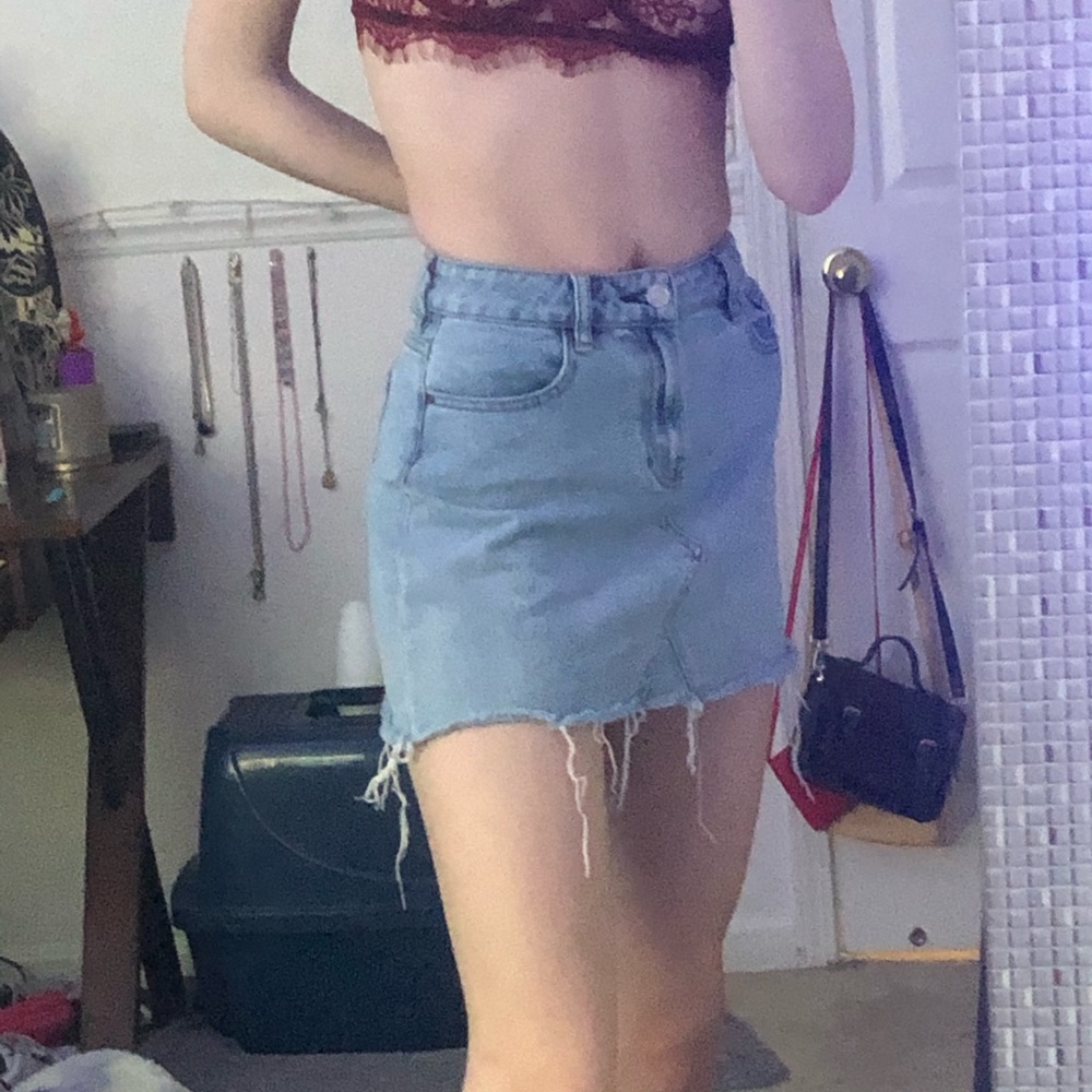 denim skirt